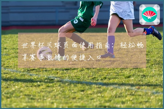 世界杯买球页面使用指南：轻松畅享赛事激情的便捷入口
